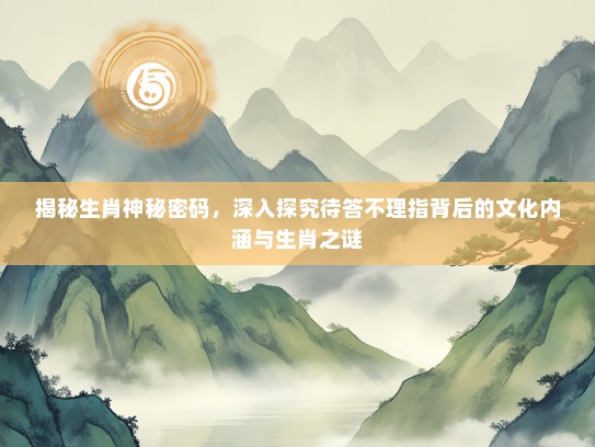 揭秘生肖神秘密码，深入探究待答不理指背后的文化内涵与生肖之谜