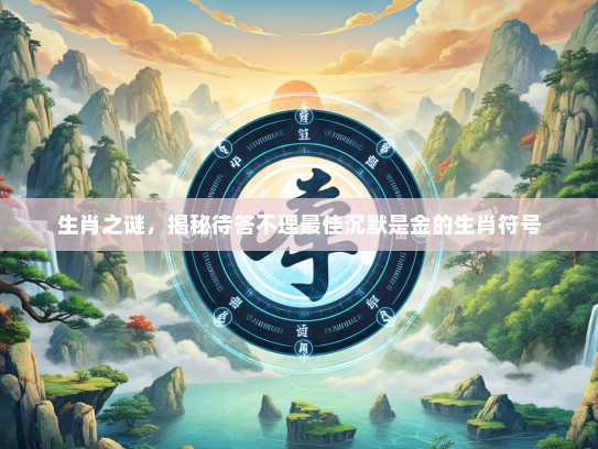 生肖之谜，揭秘待答不理最佳沉默是金的生肖符号