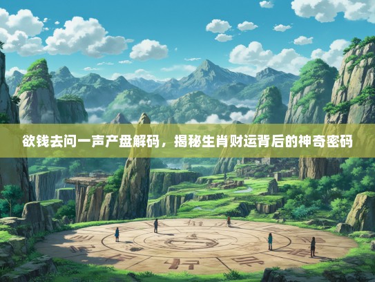 欲钱去问一声产盘解码，揭秘生肖财运背后的神奇密码