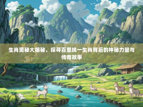 生肖奥秘大揭秘，探寻百里挑一生肖背后的神秘力量与传奇故事