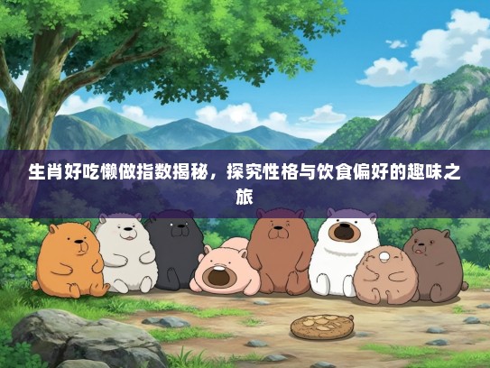 生肖好吃懒做指数揭秘，探究性格与饮食偏好的趣味之旅