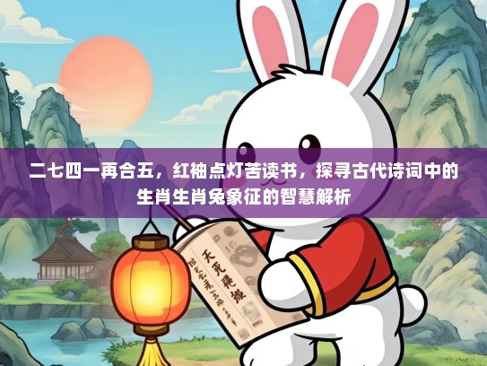 二七四一再合五，红袖点灯苦读书，探寻古代诗词中的生肖生肖兔象征的智慧解析