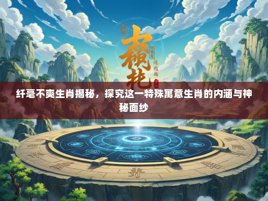 纤毫不爽生肖揭秘，探究这一特殊寓意生肖的内涵与神秘面纱