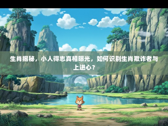 生肖揭秘，小人得志真相曝光，如何识别生肖欺诈者与上进心？