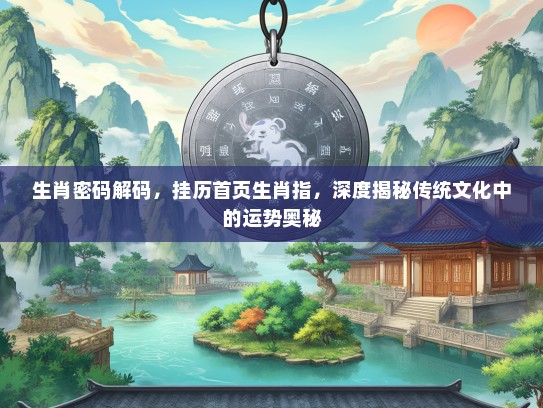 生肖密码解码，挂历首页生肖指，深度揭秘传统文化中的运势奥秘