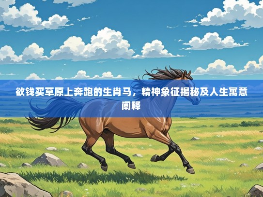 欲钱买草原上奔跑的生肖马，精神象征揭秘及人生寓意阐释