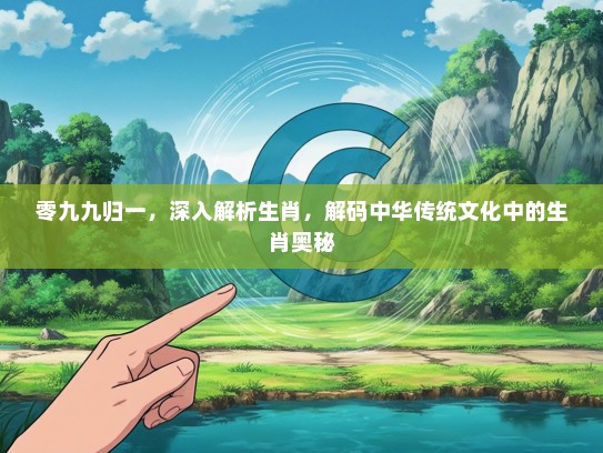 零九九归一，深入解析生肖，解码中华传统文化中的生肖奥秘