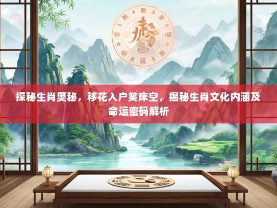 探秘生肖奥秘，移花入户笑床空，揭秘生肖文化内涵及命运密码解析