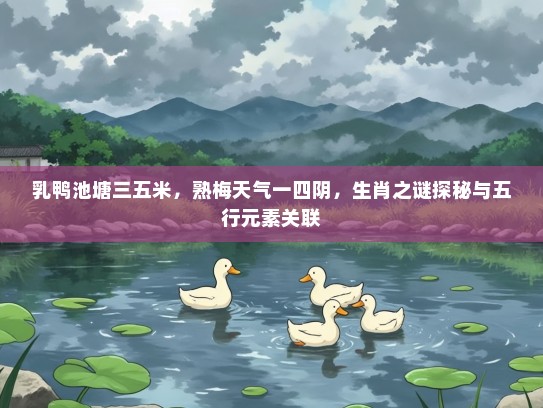 乳鸭池塘三五米，熟梅天气一四阴，生肖之谜探秘与五行元素关联