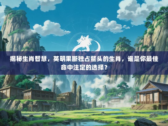 揭秘生肖智慧，英明果断独占鳌头的生肖，谁是你最佳命中注定的选择？