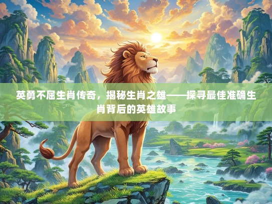 英勇不屈生肖传奇，揭秘生肖之雄——探寻最佳准确生肖背后的英雄故事