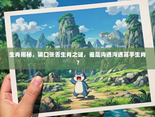 生肖揭秘，骗口张舌生肖之谜，谁是沟通沟通高手生肖？
