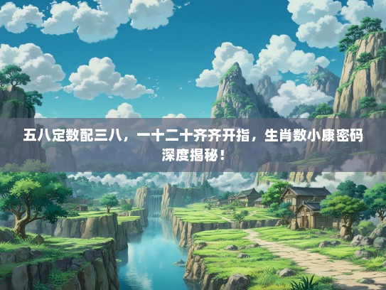 五八定数配三八，一十二十齐齐开指，生肖数小康密码深度揭秘！