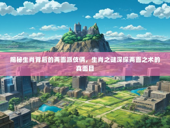 揭秘生肖背后的两面派伎俩，生肖之谜深探两面之术的真面目