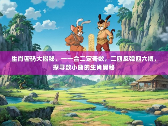 生肖密码大揭秘，一一合二定奇数，二四反弹四六搏，探寻数小康的生肖奥秘
