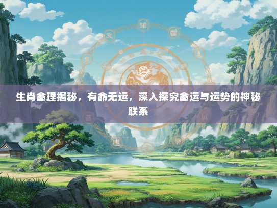生肖命理揭秘，有命无运，深入探究命运与运势的神秘联系