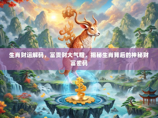 生肖财运解码，富贵财大气粗，揭秘生肖背后的神秘财富密码