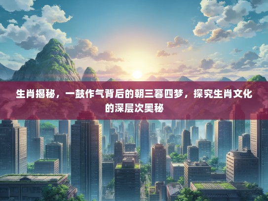 生肖揭秘，一鼓作气背后的朝三暮四梦，探究生肖文化的深层次奥秘