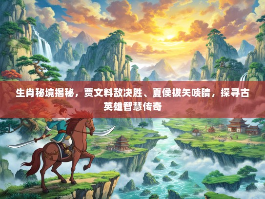 生肖秘境揭秘，贾文料敌决胜、夏侯拔矢啖睛，探寻古英雄智慧传奇