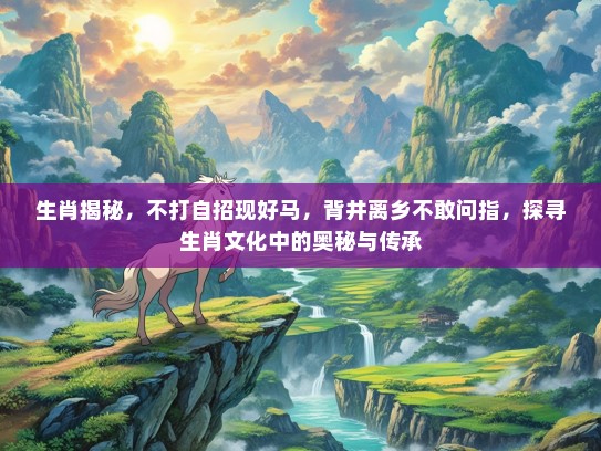 生肖揭秘，不打自招现好马，背井离乡不敢问指，探寻生肖文化中的奥秘与传承
