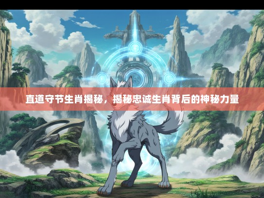 直道守节生肖揭秘，揭秘忠诚生肖背后的神秘力量
