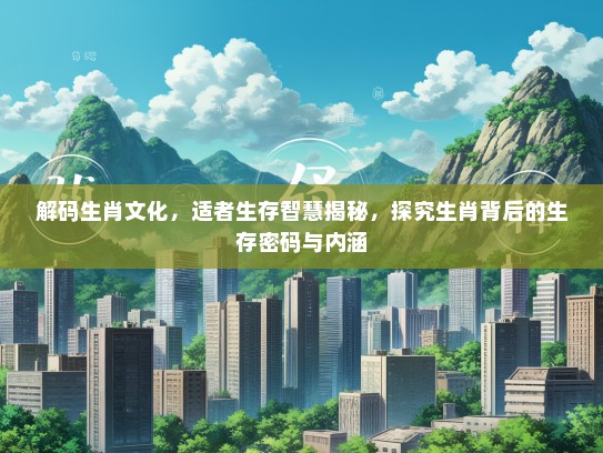 解码生肖文化，适者生存智慧揭秘，探究生肖背后的生存密码与内涵