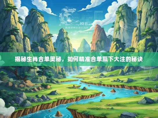 揭秘生肖合单奥秘，如何精准合单赢下大注的秘诀
