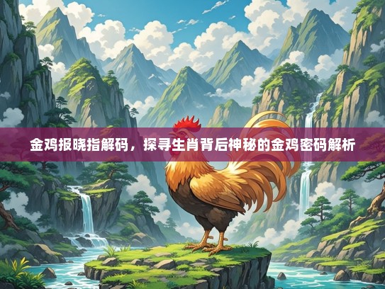 金鸡报晓指解码，探寻生肖背后神秘的金鸡密码解析