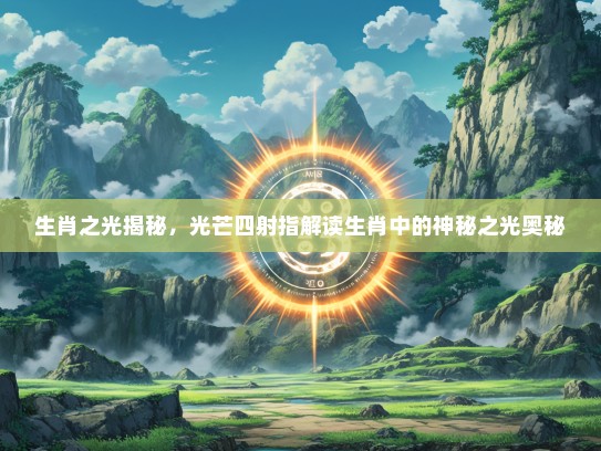 生肖之光揭秘，光芒四射指解读生肖中的神秘之光奥秘