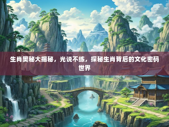 生肖奥秘大揭秘，光说不练，探秘生肖背后的文化密码世界