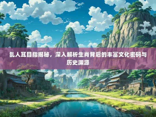 乱人耳目指揭秘，深入解析生肖背后的丰富文化密码与历史渊源