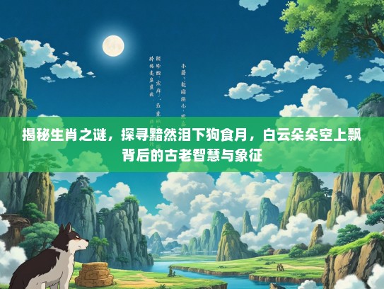 揭秘生肖之谜，探寻黯然泪下狗食月，白云朵朵空上飘背后的古老智慧与象征