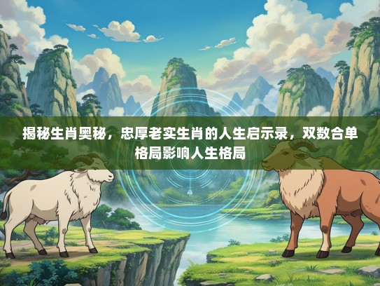 揭秘生肖奥秘，忠厚老实生肖的人生启示录，双数合单格局影响人生格局