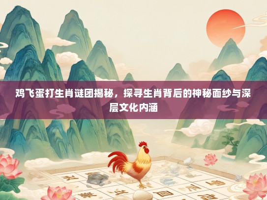鸡飞蛋打生肖谜团揭秘，探寻生肖背后的神秘面纱与深层文化内涵