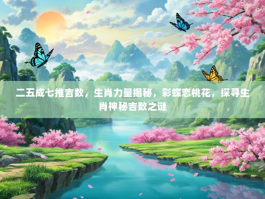 二五成七推吉数，生肖力量揭秘，彩蝶恋桃花，探寻生肖神秘吉数之谜