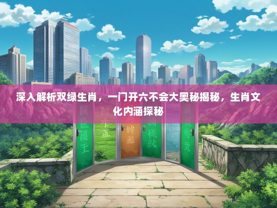 深入解析双绿生肖，一门开六不会大奥秘揭秘，生肖文化内涵探秘