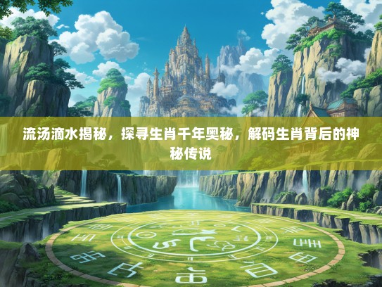 流汤滴水揭秘，探寻生肖千年奥秘，解码生肖背后的神秘传说
