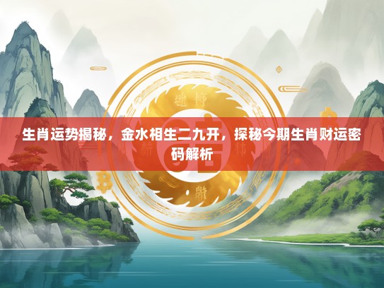 生肖运势揭秘，金水相生二九开，探秘今期生肖财运密码解析