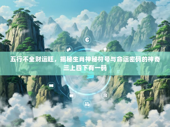 五行不全财运旺，揭秘生肖神秘符号与命运密码的神奇三上四下有一码