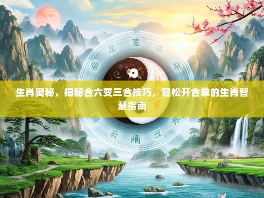 生肖奥秘，揭秘合六变三合技巧，轻松开合单的生肖智慧指南