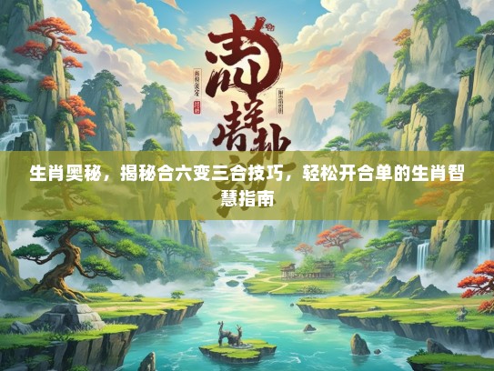 生肖奥秘，揭秘合六变三合技巧，轻松开合单的生肖智慧指南