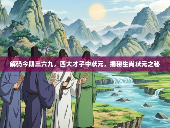 解码今期三六九，四大才子中状元，揭秘生肖状元之秘