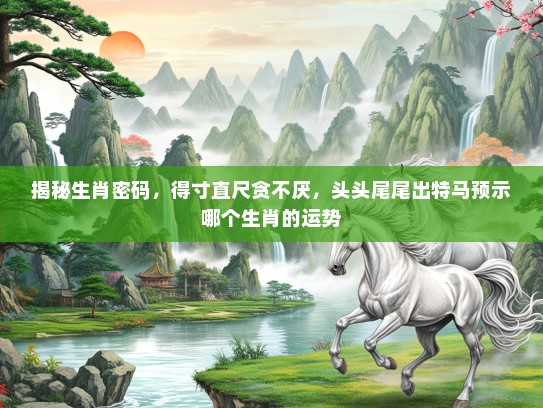 揭秘生肖密码，得寸直尺贪不厌，头头尾尾出特马预示哪个生肖的运势