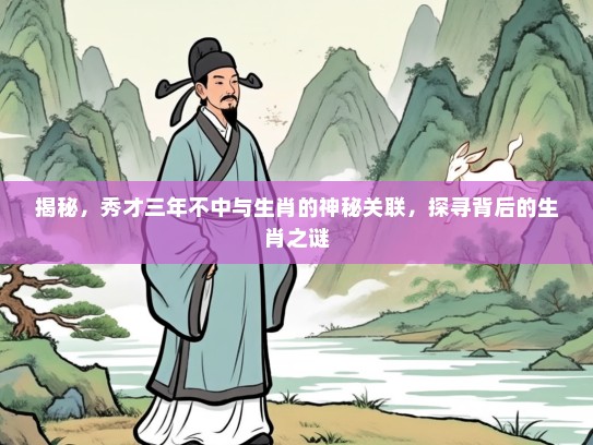 揭秘，秀才三年不中与生肖的神秘关联，探寻背后的生肖之谜