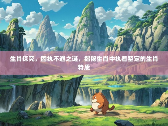 生肖探究，固执不通之谜，揭秘生肖中执着坚定的生肖特质