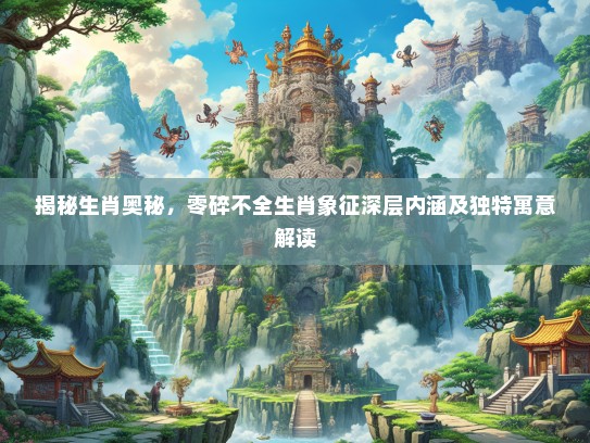 揭秘生肖奥秘，零碎不全生肖象征深层内涵及独特寓意解读