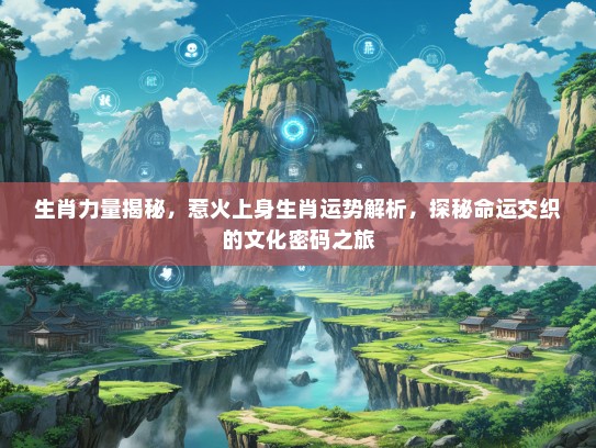 生肖力量揭秘，惹火上身生肖运势解析，探秘命运交织的文化密码之旅