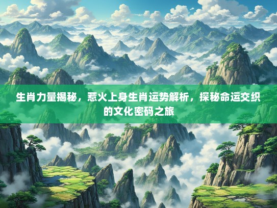 生肖力量揭秘，惹火上身生肖运势解析，探秘命运交织的文化密码之旅