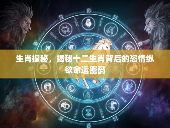 生肖探秘，揭秘十二生肖背后的恣情纵欲命运密码