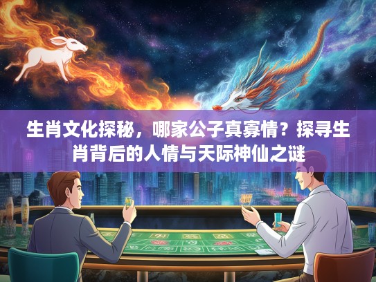 生肖文化探秘，哪家公子真寡情？探寻生肖背后的人情与天际神仙之谜